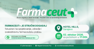 Read more about the article FARMACEUT+ STIŽE U SARAJEVO – stručni skup za magistre farmacije i farmaceutske tehničare